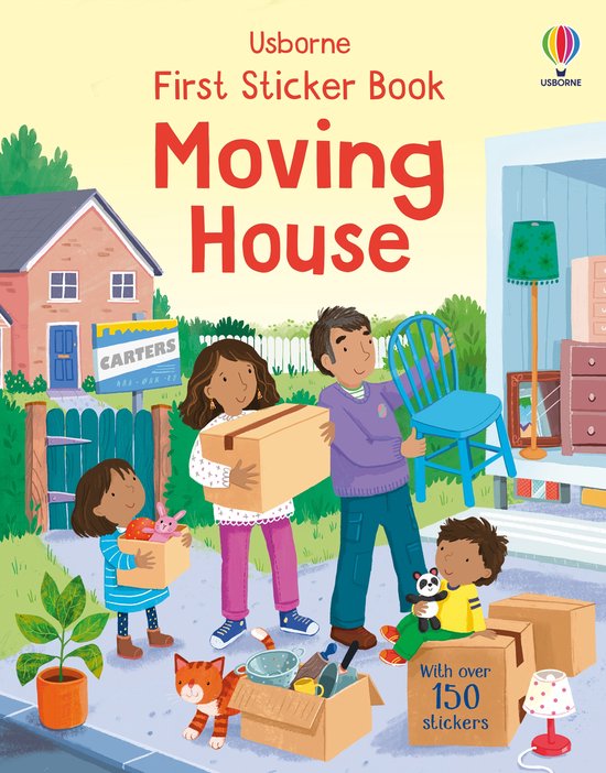 First Sticker Books- First Sticker Book Moving House - cover