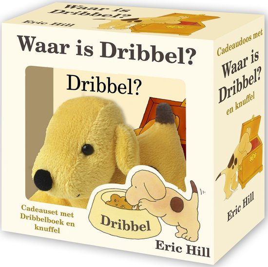 Dribbel - Cadeauset met Waar is Dribbel en knuffel - cover