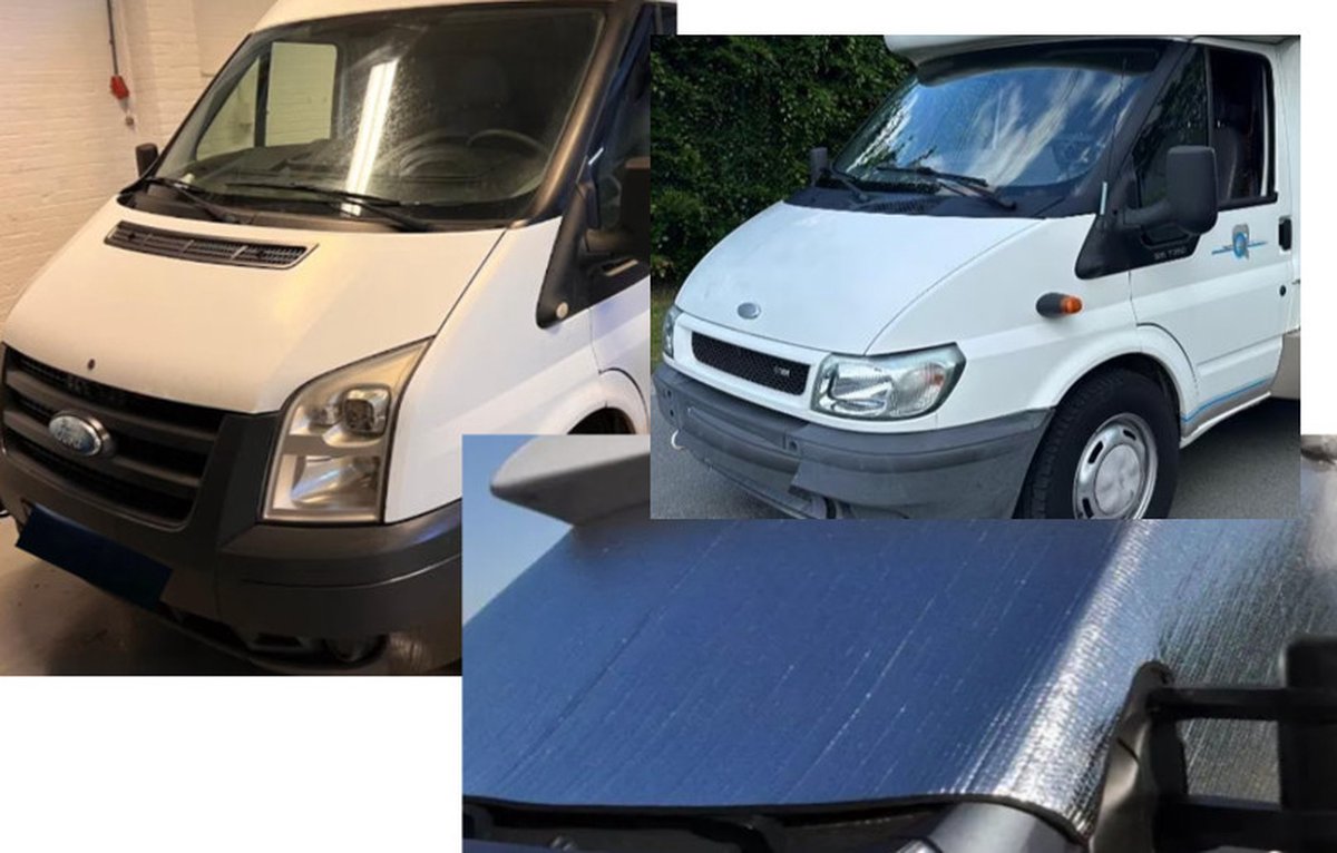 Raamisolatie Buitenzijde Geschikt voor Ford Transit bouwjaar 2000-2014 ford camper