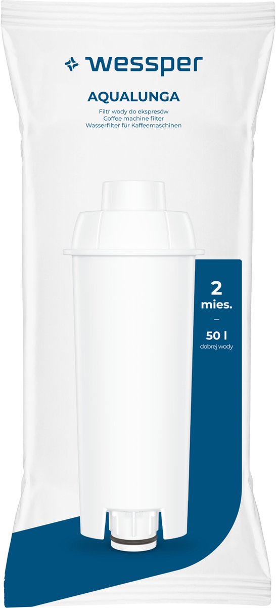 Waterfilter compatibel met DeLonghi DLSC002 - SER3017 - 5513292811 - inclusief versies van de ECAM - ESAM - ETAM Serie filter - 6 stuks