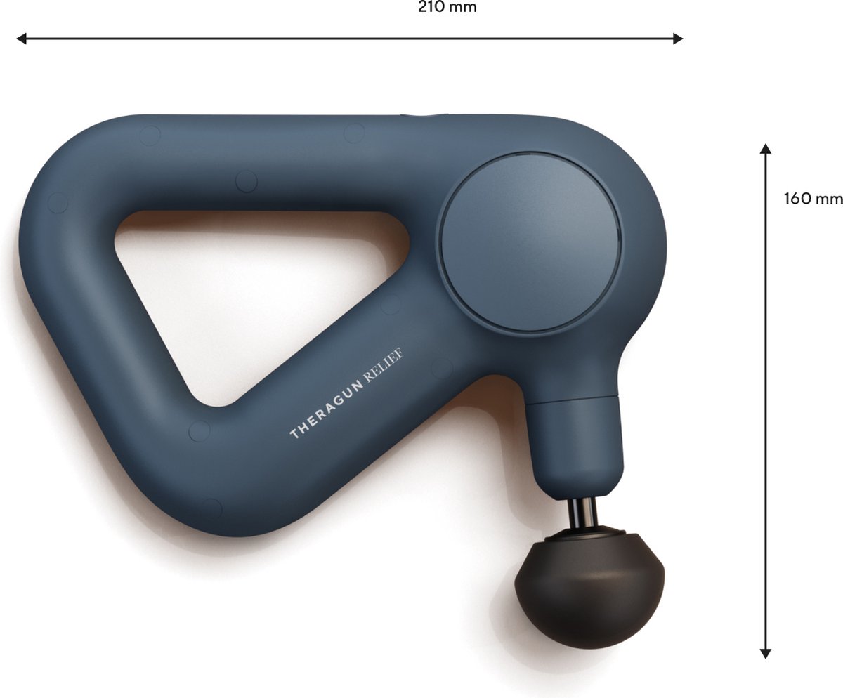 Afbeelding 3 van Therabody Theragun Relief – Massage Gun – 3 Opzetstukken – Professioneel Massage Apparaat - Lichtgewicht Massage Pistool