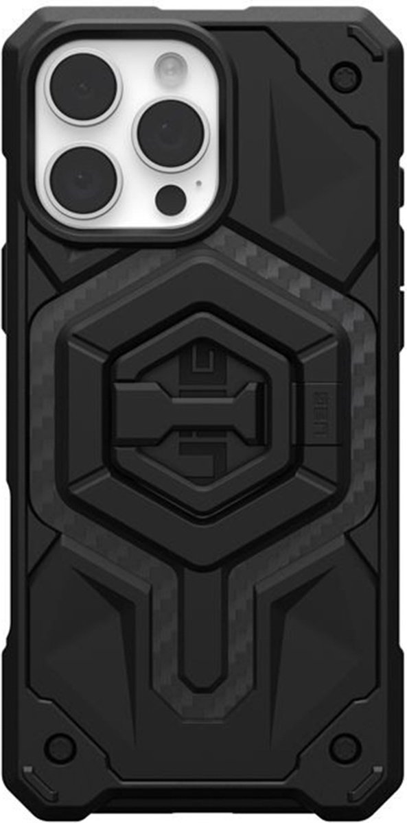 UAG Hoesje Geschikt voor iPhone 16 Pro Max Hoesje - UAG Monarch Pro MagSafe Bundle - Zwart