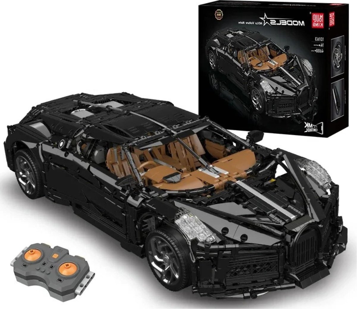 RC Elektrische Sportwagen - De Afstandsbediening La Voiture Noire Sportwagen Model - 4688 Onderdelen