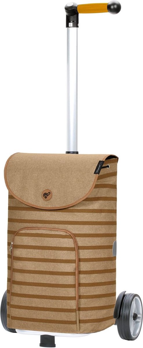 Andersen SHOPPER MANUFAKTUR Boodschappentrolley Unus Shopper Eske Brown Beige 75cm