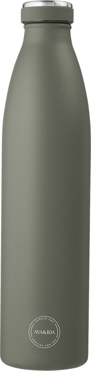 AYA & IDA - Drinking Bottle - Thermosfles - waterfles - 1000ml - TROPICAL GREEN