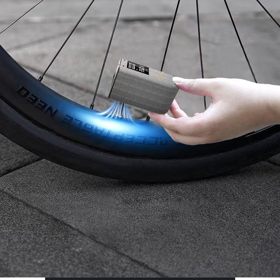 Tireboost TBS2 Elektrische Fietspomp oplaadbaar met display <60DB-630mAh accu 135 Gram van Merkloos — afbeelding 2