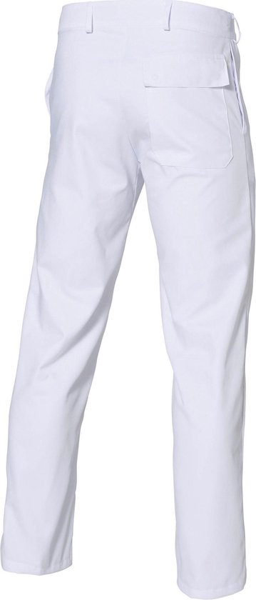 Whitewear Baumwoll-Hose zum Krempeln Ulrike Arbeits-Kleidung Berufshose weiß Gr. 34