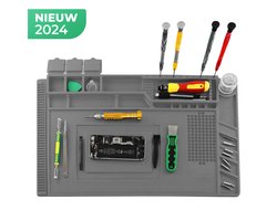 Reparatiemat - Magnetische vakken - Ruime werkruimte - Ideaal voor solderen, reparaties en knutselprojecten