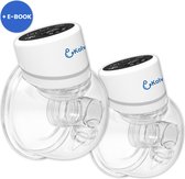 Bol.com Kolvy® Pro Draadloze Elektrische Borstkolf - Dubbel - Intelligente Kolfapparaten - Handsfree Breast Pump - Incl. E-Book ... aanbieding