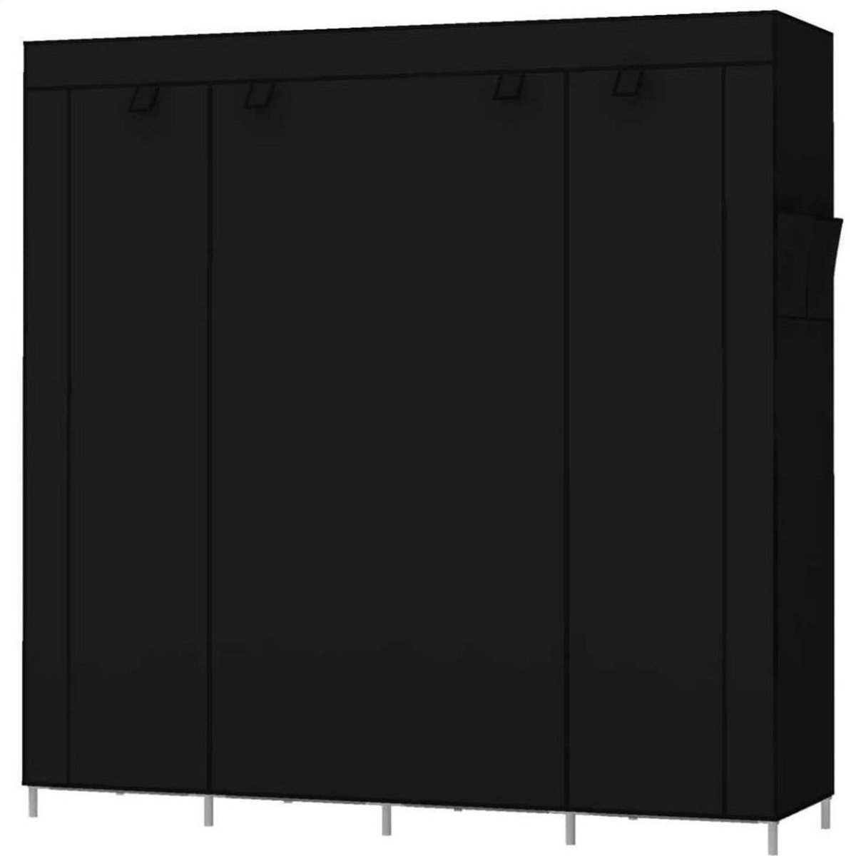 Dressing Kasten - Kledingkast - Kledingkasten Slaapkamer - Organizer - Zwart