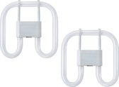 2 stuks - Philips PL-Q 16W/827/4P
