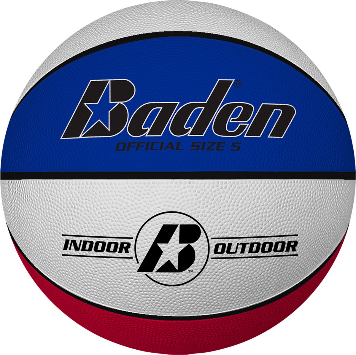 Baden Basic (Size 6) Basketbal Dames - Wit / Rood / Royal | Maat: 6