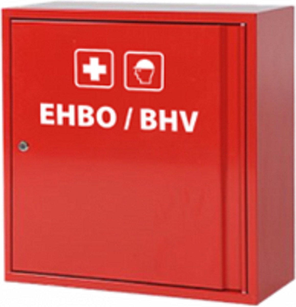 Goedkoopste BHV/EHBO kast 60 x 60 x 25cm rood