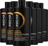 Syoss Repair - Shampoo - Droog en Beschadigd Haar - Beschermt Tegen Schade - Herstelt de Haarvezels - Voordeelverpakking - 6x440ml