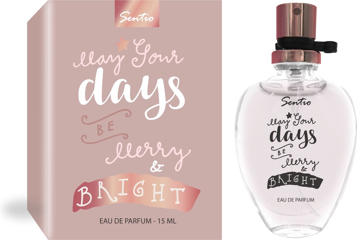 Goedkoopste SENTIO May Your Days be Merry & Bright Eau de Parfum 15 Ml - Miniparfum - Zoete geur - Bloemig - Geluk - Cadeau