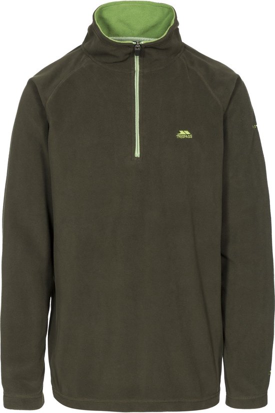 T-shirt Mixte Trespass Blackford At100 - Micro-polaire Anti-peluche - Col Zippé - Chaud Et Confortable - Pour Outdoor Et Loisirs