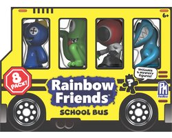 Rainbow Friends - School bus 8 pack