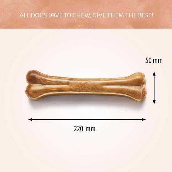 Honden bot 22 CM 1 stuk - Hondensnack - Hondenkoek - Kauw snack