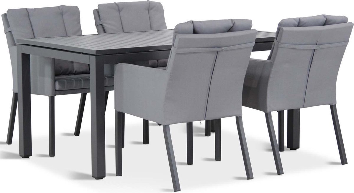 Lifestyle Parma/Concept 160 cm dining tuinset 5-delig
