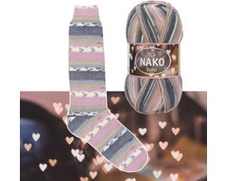 Sokkenwol Nako Boho - Breiwol - Romance - 82265