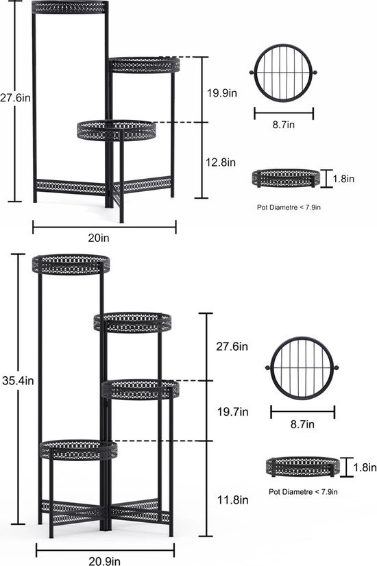 Qcwwy Plantenhouder Venster Plant Planken Metalen Muur Plantenhouder Qcwwy Plantenhouder Venster Plant Planken Metalen Muur Plantenhouder