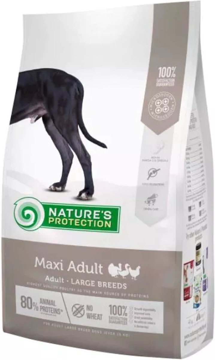 nature's protection maxi adult 18kg. droogvoer voor volwassen honden