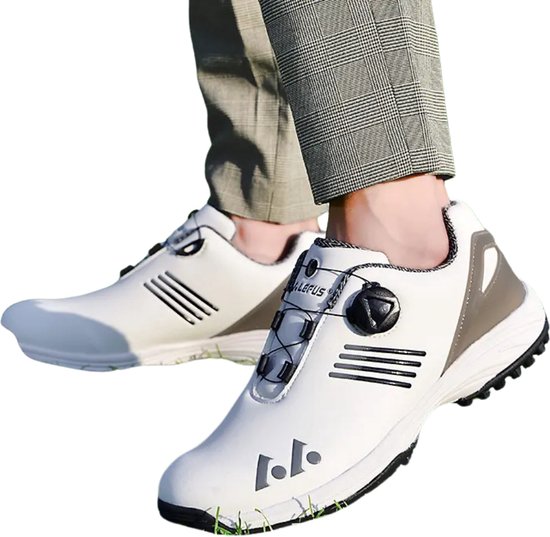 Nivard Golfschoenen Heren - Golfkleding - Golfschoenen Antislip - Waterdicht - Golfen - Wit - 40 van Merkloos — afbeelding 5