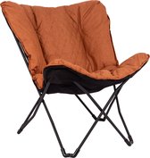 Bol.com Bo-Camp - Industrial - Vlinderstoel - Himrod - L - Clay aanbieding