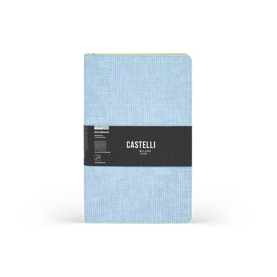 Carnet Castelli Milano A5 Magician - Believe - contenu ligné - 130x210 mm - Made in Italy