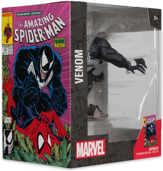 Grande Statue de collection SPIDERMAN VENOM 40 cm Cadeau collector Comics