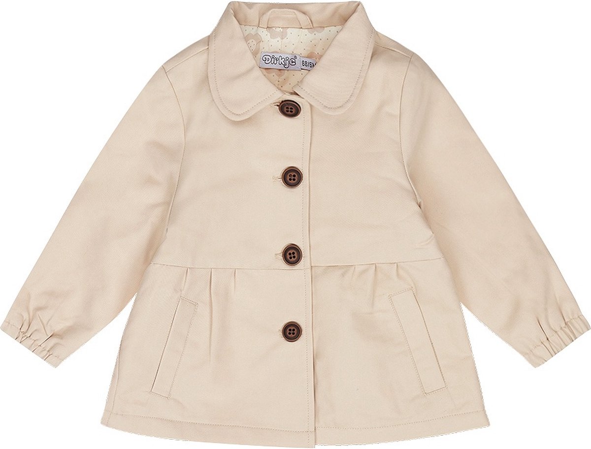 Dirkje Meisjes Jas - Beige