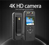 Mini Body Camera Draagbare 1080P HD Sport DVR Video Recorder Pen Camera Cop Pocket Camera Politie Body Cam Nachtzicht 125 ° Clip Camcorder Draagbaar voor Thuiskantoor