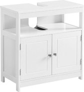Wastafel Onderkast - Wastafelonderkasten - Badkamer Kastje - Wastafel - Wastafelmeubel - Wastafel Onderkast Met Uitsparing - Wastafelkast - Badkamer Kastjes Staand - Badkamer Kastje Onder Wastafel - Wit