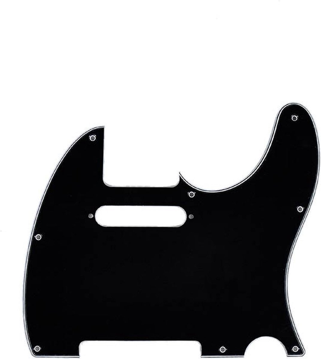 Fender 991356000 pickguard Standard Tele®, 8 screw holes, 3-ply, black