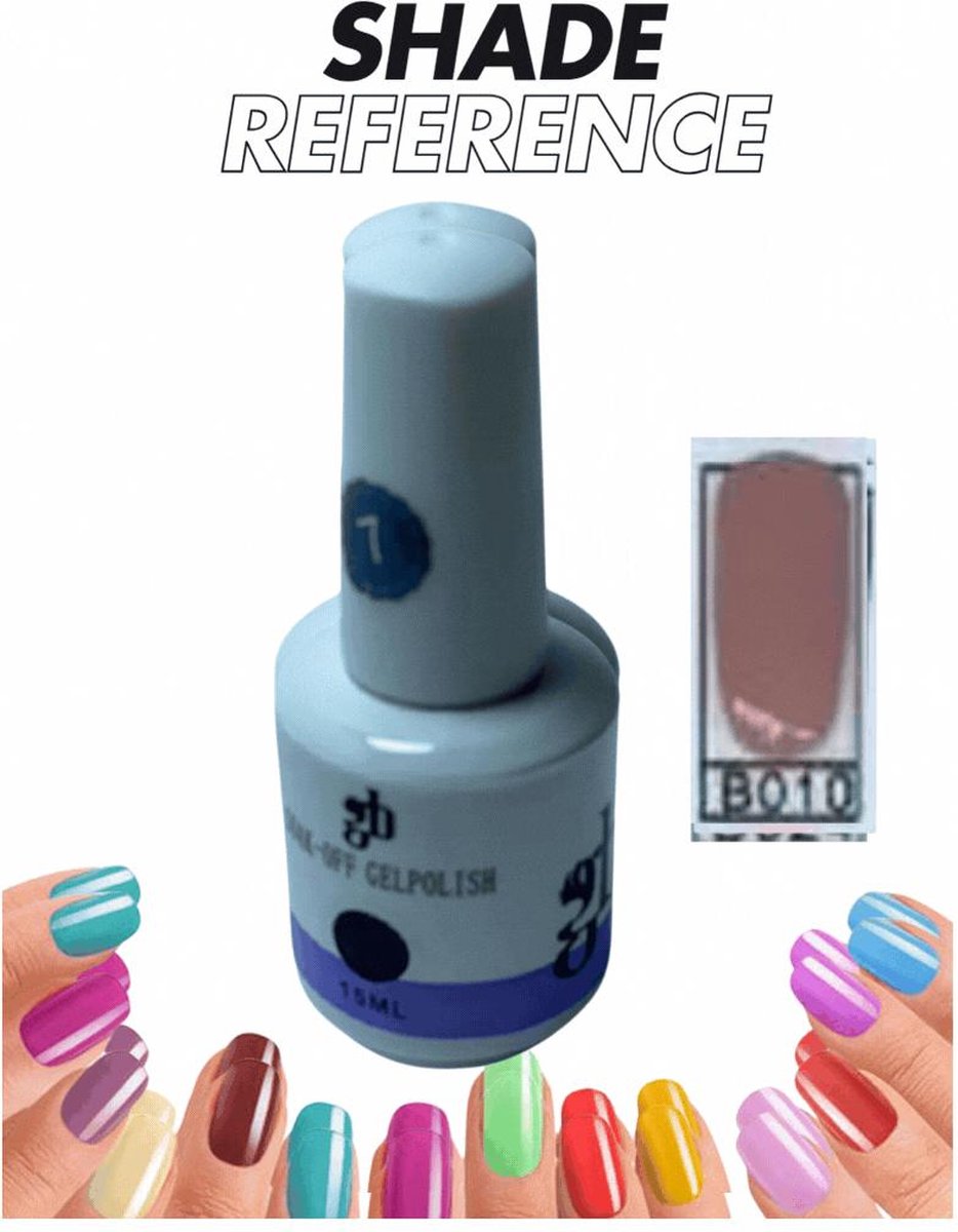 Gel Polish Soak Off - Gellak - Nagellak #B010 15ml
