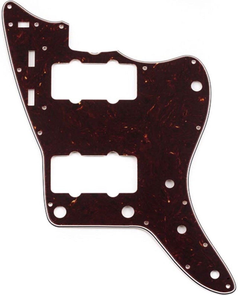 Fender 94459049 pickguard 1965 Jazzmaster, 13 screw holes, 3-ply, tortoise shell