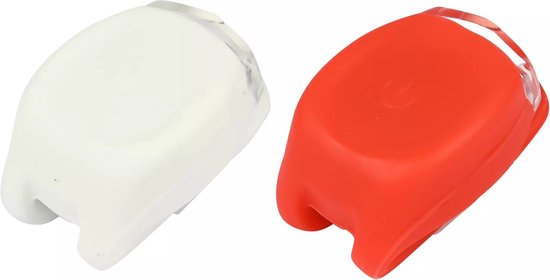 LED fietsverlichting/lampen set siliconen voor en achter - Fiets verlichting en accessoires — afbeelding 3