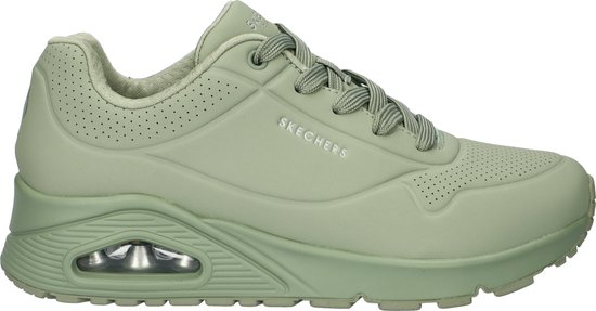 Skechers Street Uno dames sneaker - Licht groen - Maat 39 | bol