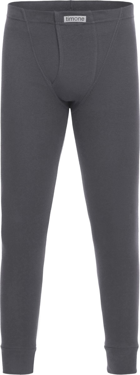 Timone Kinderen Thermobroek - Sport - Lang - Sporbroek - Katoen - TI-SS-PantsKids - Grafiet - 128
