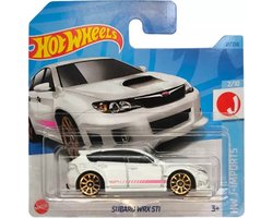 HOT WHEELS SUBARU WRX STI 21/250 WHITE 1:64 HW J-IMPORTS 2/10