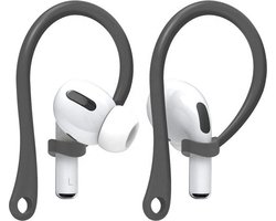 Ibley EarLoop Sport hooks grijs voor Apple AirPods Pro 1/2 & AirPods 3/4 - Oorhaken - Siliconen sport haken - Geschikt voor AirPods Pro 1/2 en Apple AirPods 3/4 - Set van 2