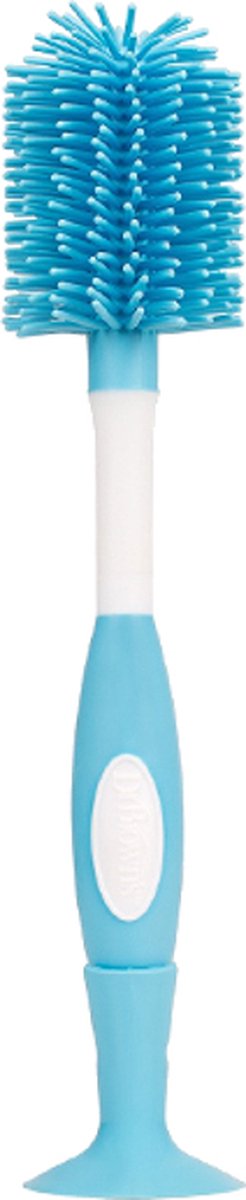 Dr. Brown's Flessenborstel - Blauw - Siliconen
