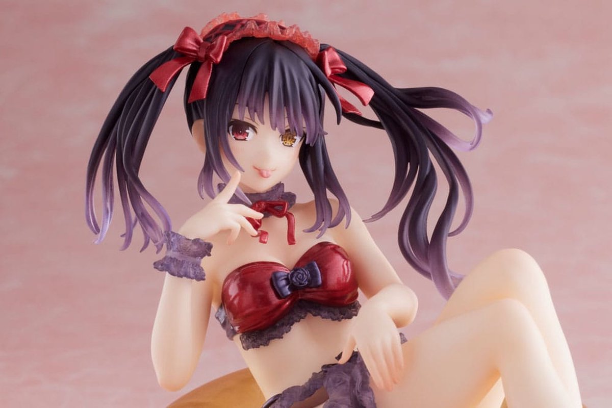 Date A Live IV PVC Statue Aqua Float Girls Figure Kurumi Tokisaki 10 cm