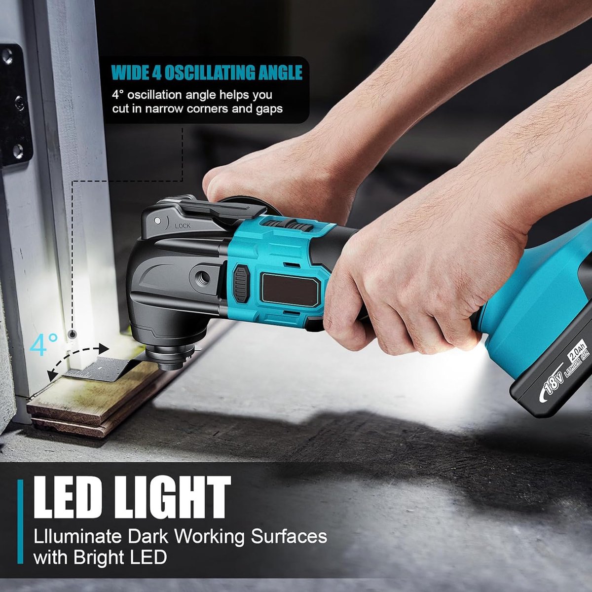 Makita 18V Oscillerende Multitool thumbnail 2