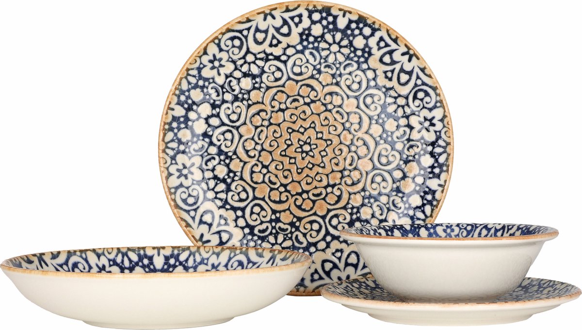 Bonna Serviesset (Small) - Alhambra - 24 delig - 6 persoons - Porselein