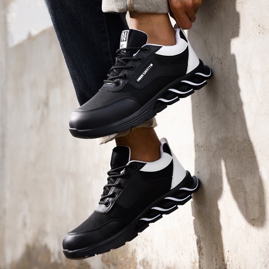 Chaussures de travail de Safety Nezr® pour femmes et hommes - Chaussures de sécurité - Imperméables/légères/élégantes/mode - Classe de sécurité S1P - Taille 38
