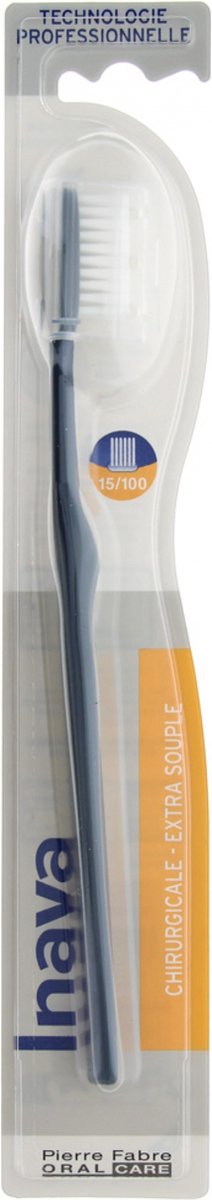 Goedkoopste Inava Chirurgische Tandenborstel 15/100 (Kleur Grijs