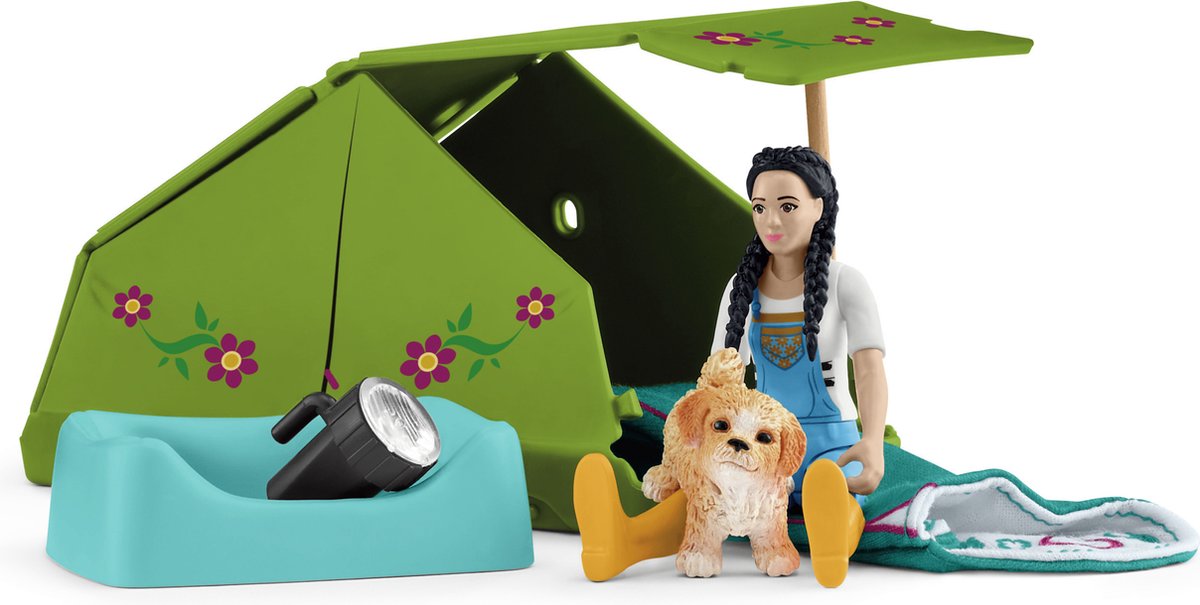 Schleich Horse Club Kampeeravontuur met Kim speelset