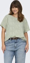 ONLY CARMAKOMA - CARVICA LIFE SS TOP WVN NOOS - Dames - Blouses