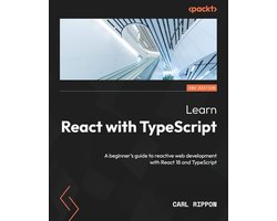 Omslag van Learn React with TypeScript